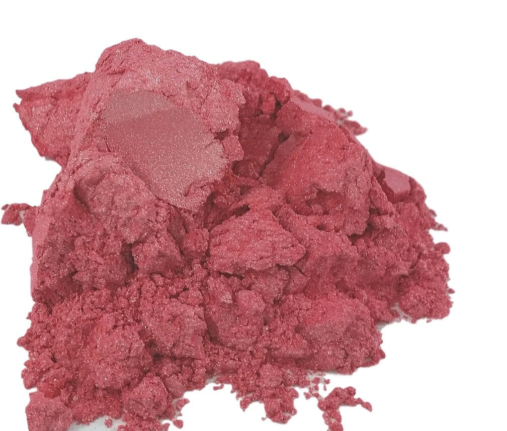 PINK CORAL - Blush Mineral Makeup - Medium Coral Light weight #8