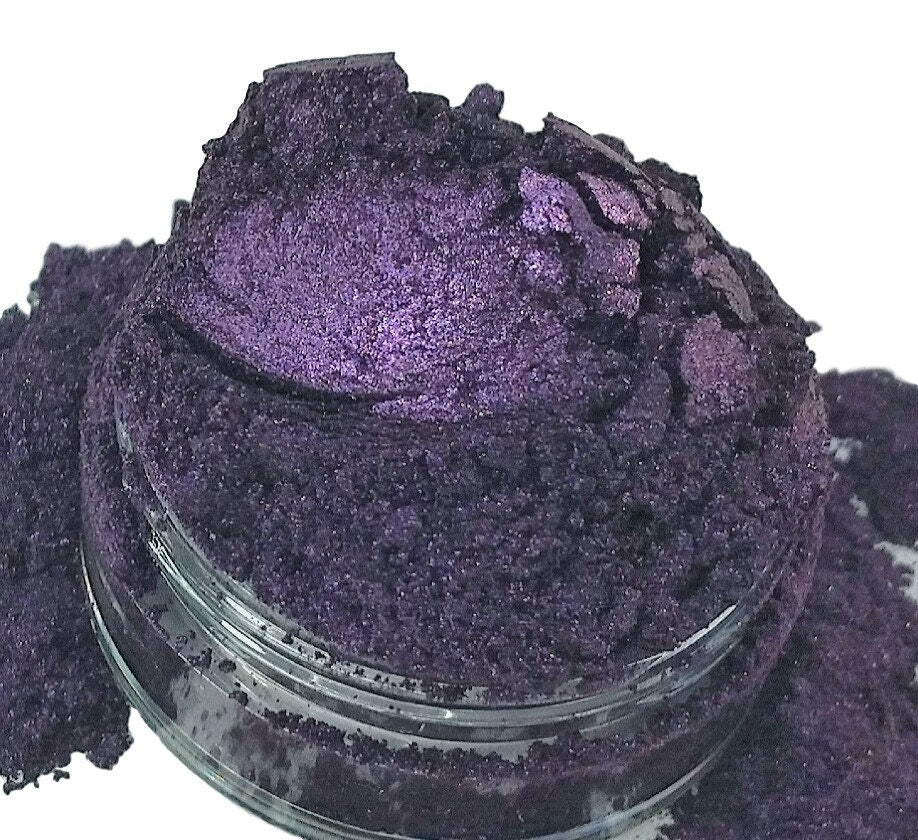 STARLET - White Pink Violet Eye Shadow - Shifting Color - Shimmer Duo-Chrome Highlighter- Shimmer Eye Shadow 10g jar - eyeliner