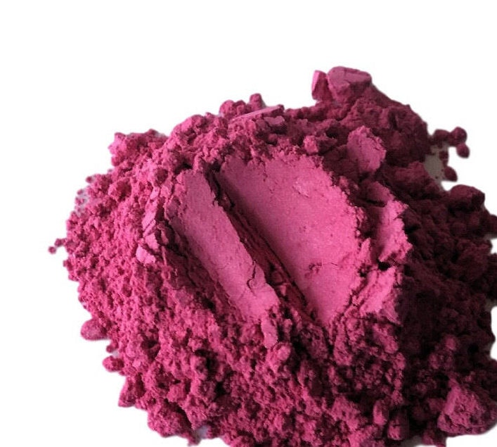ATOM BOMB - Pink Matte Eyeshadow Hot Pink Makeup Eye Shadow Loose Mineral Makeup Vegan Natural Organic Smokey Eyes Pigmented