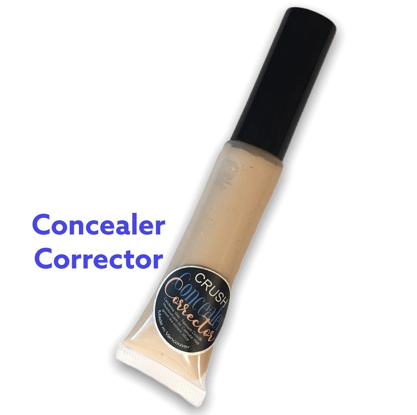 Concealer- Bare Buff - Pigmented - Organic Vegan -Acne Safe -Doe Foot Applicator
