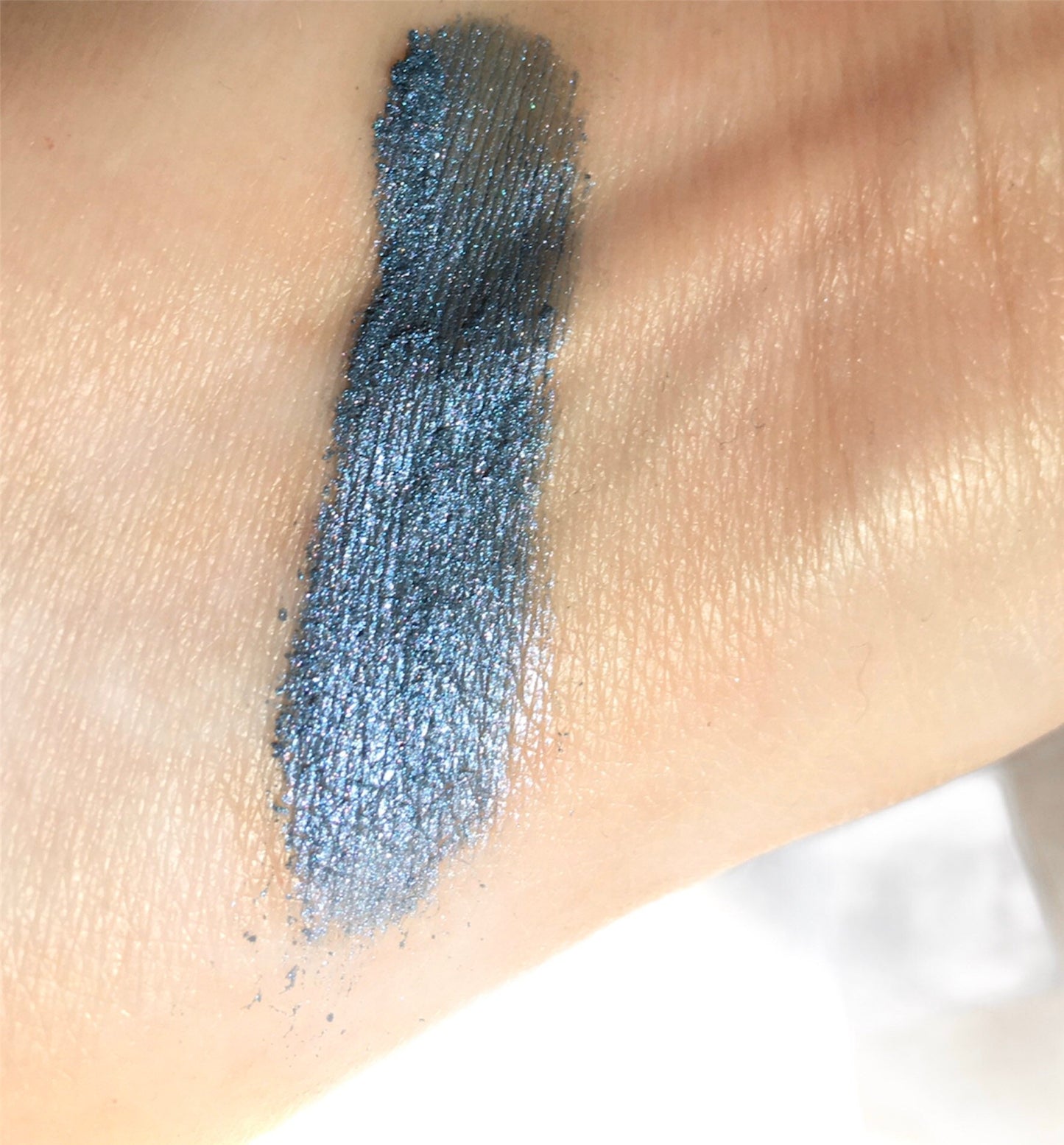 Zephyr - Dark Denim Blue -Shimmer Luster - Eyeshadow - Accent Color - Mineral Makeup - Vegan Natural Pigmented- Smokey Eyes
