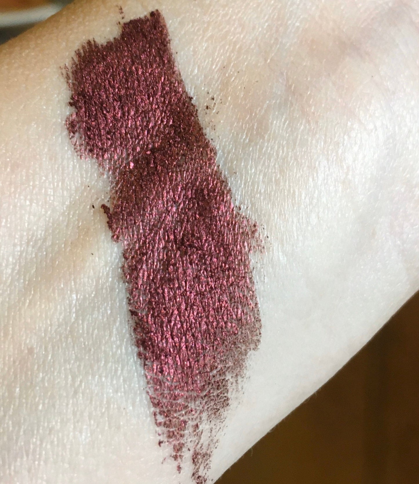 FANGBANGER - RED eyeshadow- shimmer- luster - mineral makeup eye shadow 10 g jar - red eyeliner - smokey eyes - Natural Organic Vegan Sheen