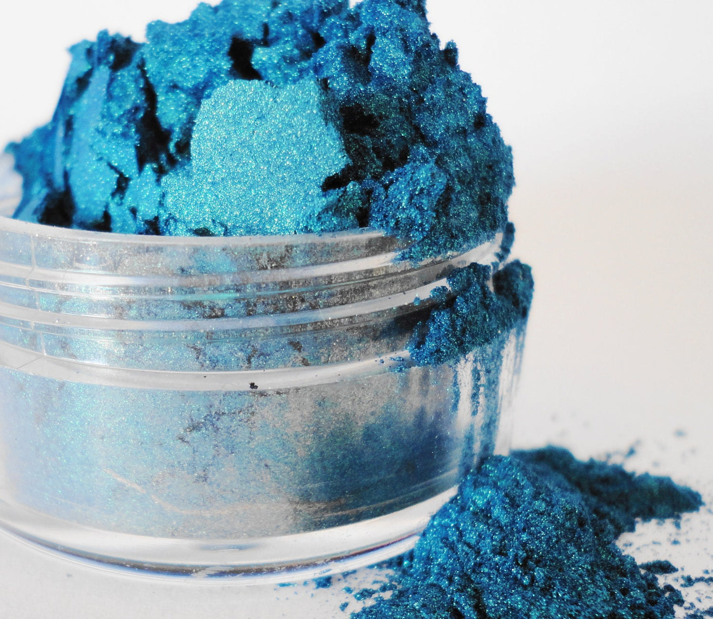 CRUSH Blue EyeShadow Shimmer green Mineral Makeup Eye shadows 5g Sifter Vegan Duo Chrome Natural Eyeliner Sparkle eyes Peacock Mermaid CRUSH