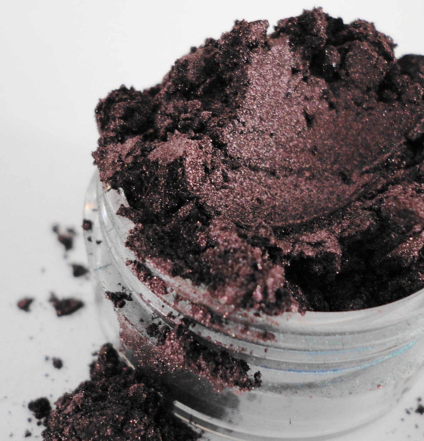 BITCH Smokey Purple Eye Shadow Vegan Natural Organic Mineral makeup Plum Amethyst makeup eyeshadow 10g size jar luster Vegan BITCH