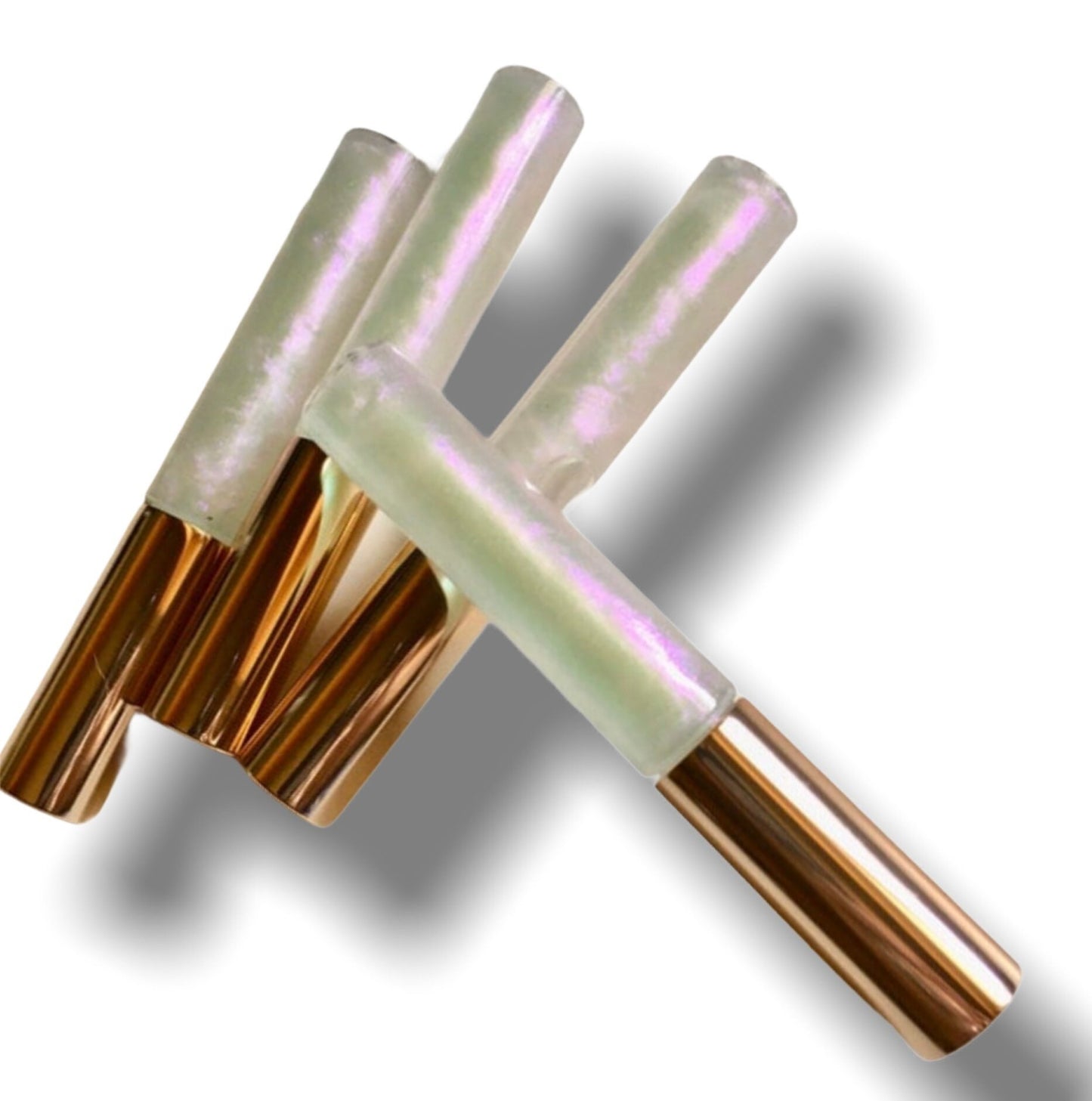 Gold Sparks Lipgloss- Translucent- Liquid lipstick - Shimmer-Luster - Metallic Mineral Makeup Vegan - Summer Pearly