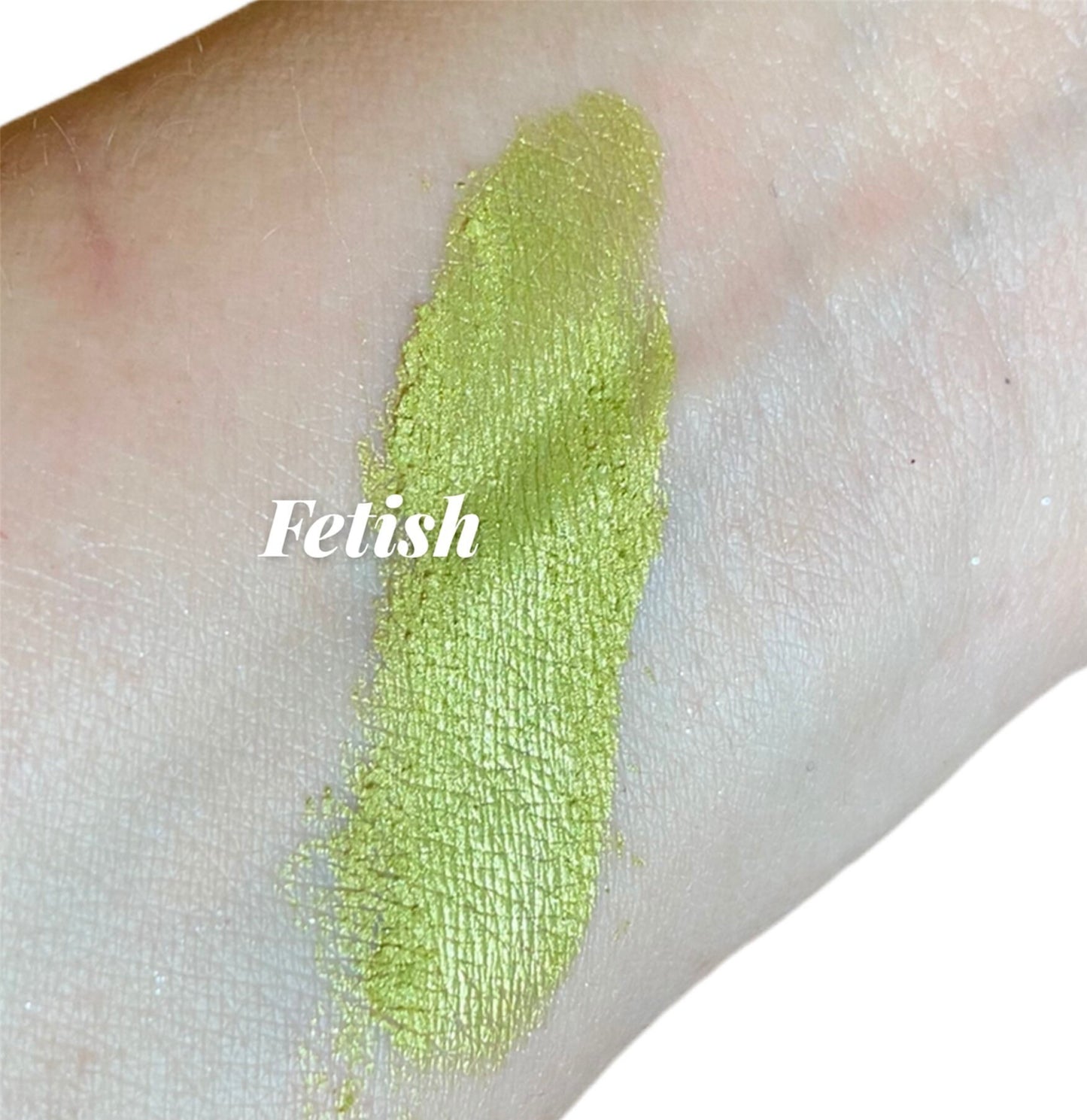 FETISH - Lime Green Eyeshadow - Green Apple - Shimmer - Luster- Mineral - Highlighter- Makeup - Sifter Jar - eyeshadow - eyeliner - Vegan