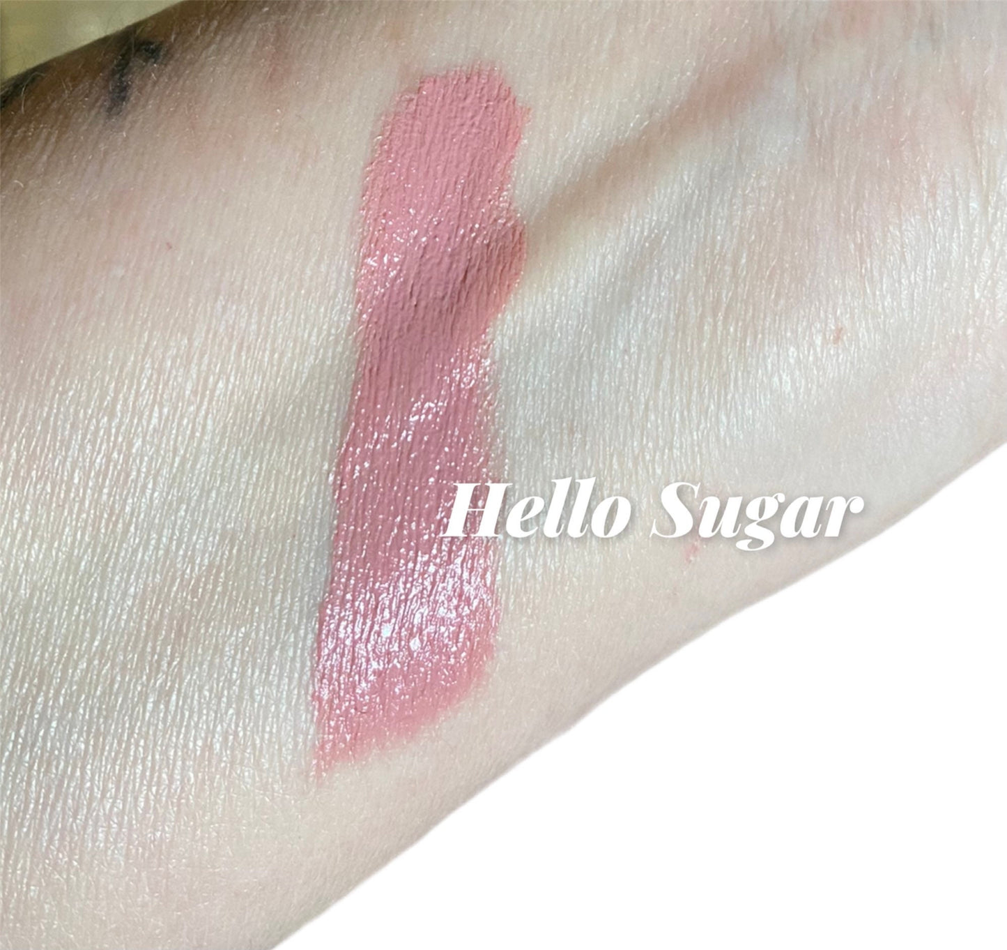 Hello Sugar - Pale Nude pink-Cream Formula -Lip Stick- Twist Up Tube - pigmented Color- Vitamin Rich - Luscious Rich Color - Natural Vegan