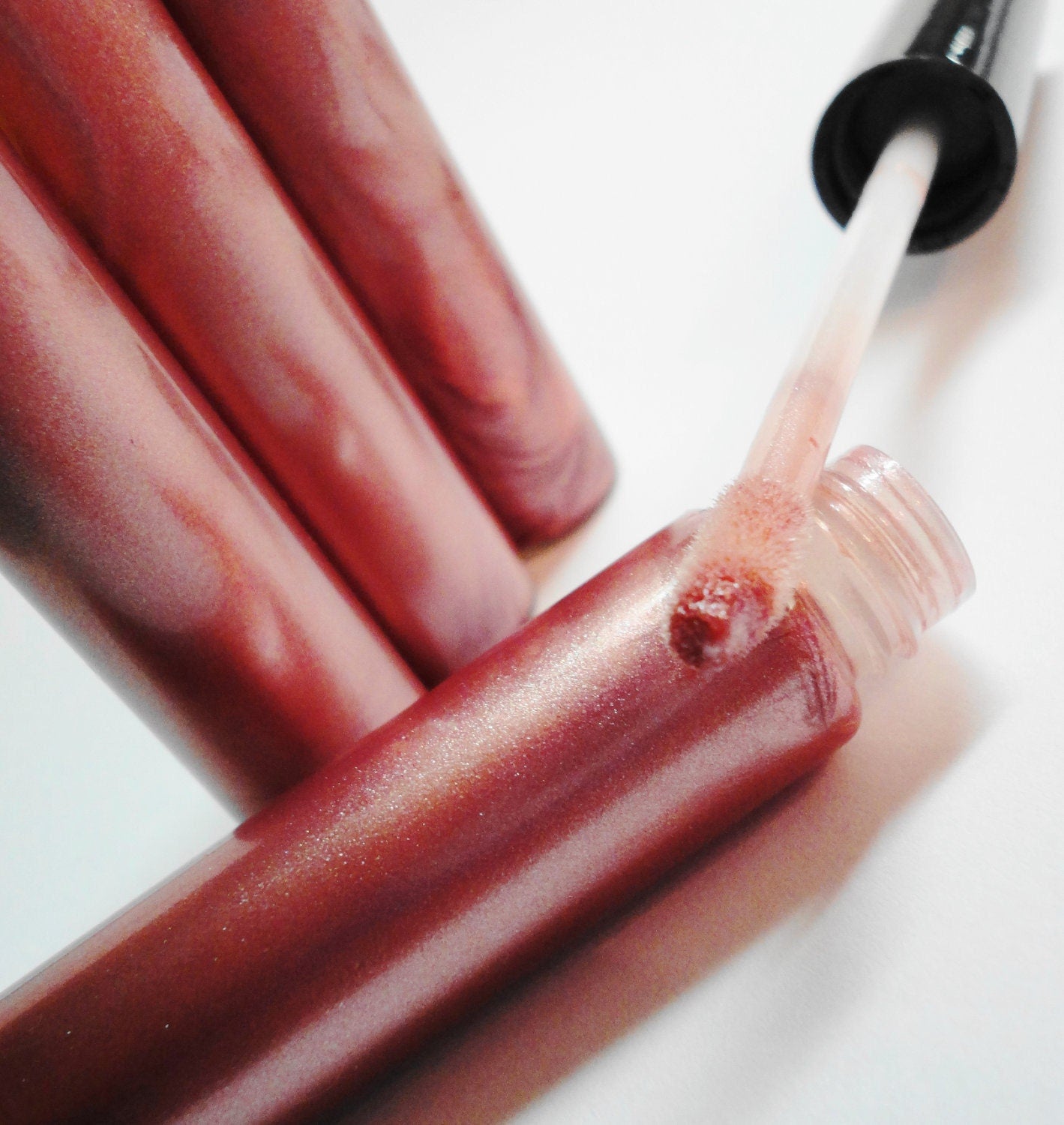 PRETTY PLEASE - Dusty Pink Shimmer Lip Gloss