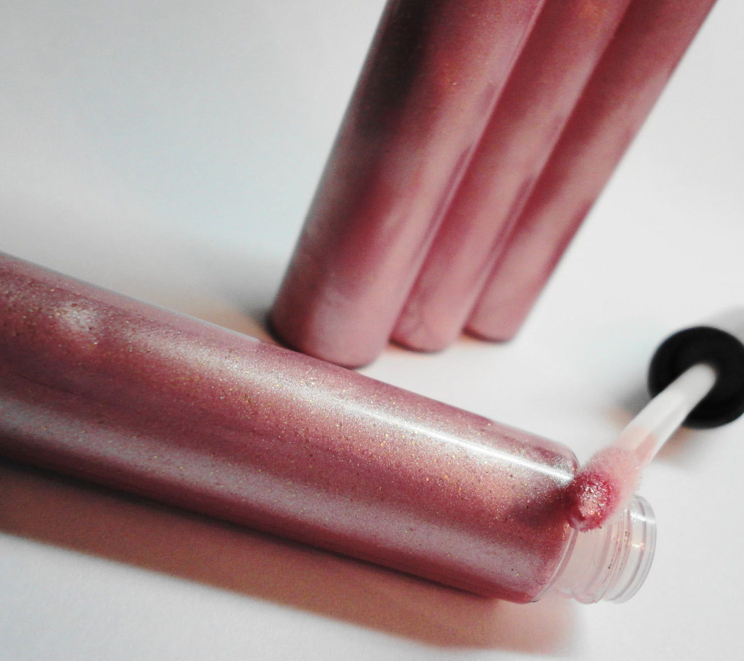 PRETTY PLEASE - Dusty Pink Shimmer Lip Gloss