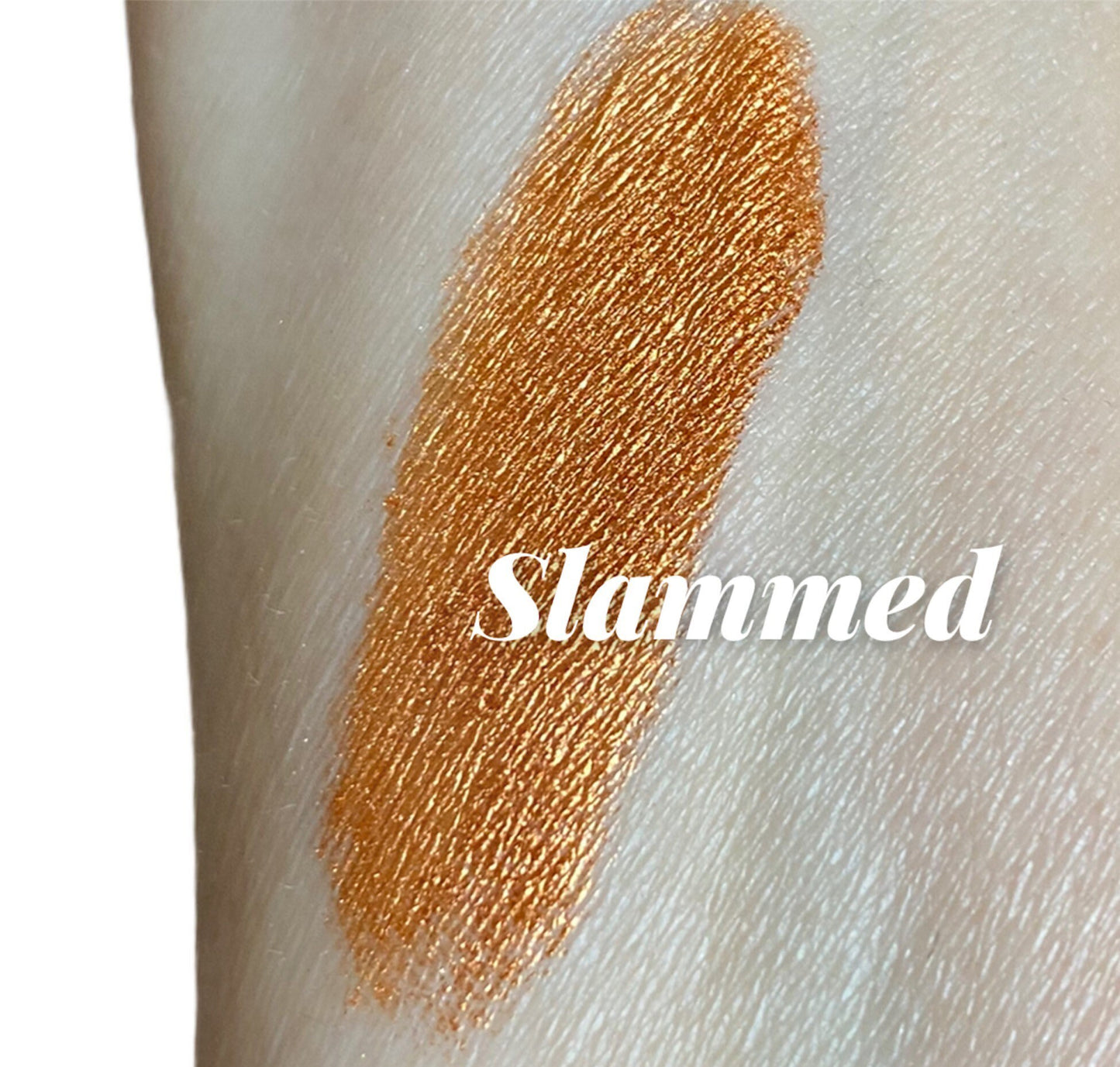 SLAMMED - Metallic Orange Gold Eyeshadow
