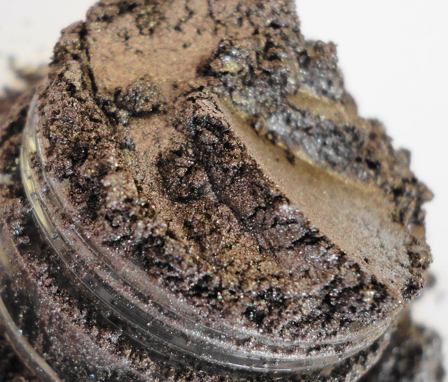 BULLET PROOF - Brown - Metallic Pewter Brown - eyeshadow - Shimmer - Luster Vegan - Natural - Eyeliner - 10g Sifter Jar - smokey eyes