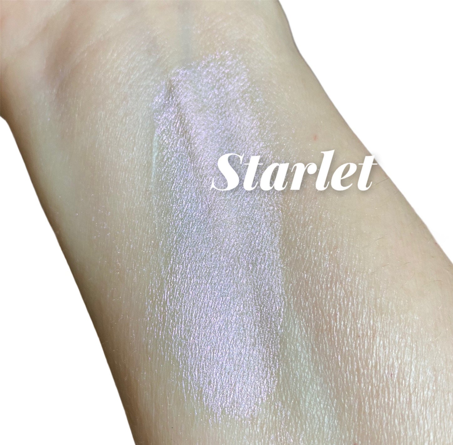 STARLET - White Pink Violet Eye Shadow - Shifting Color - Shimmer Duo-Chrome Highlighter- Shimmer Eye Shadow 10g jar - eyeliner