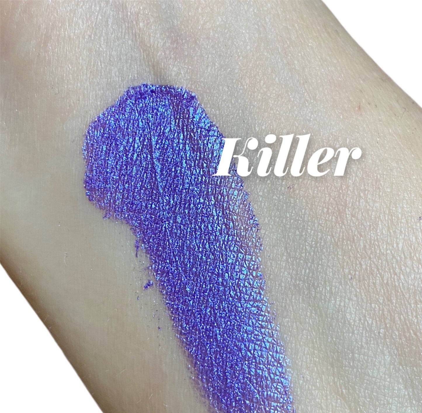 KILLER- Purple Eyeshadow - Deep Rich Iridescent -Mineral Make up - eyeliner - 5g Sifter Jar Eye shadow -Natural Organic Vegan