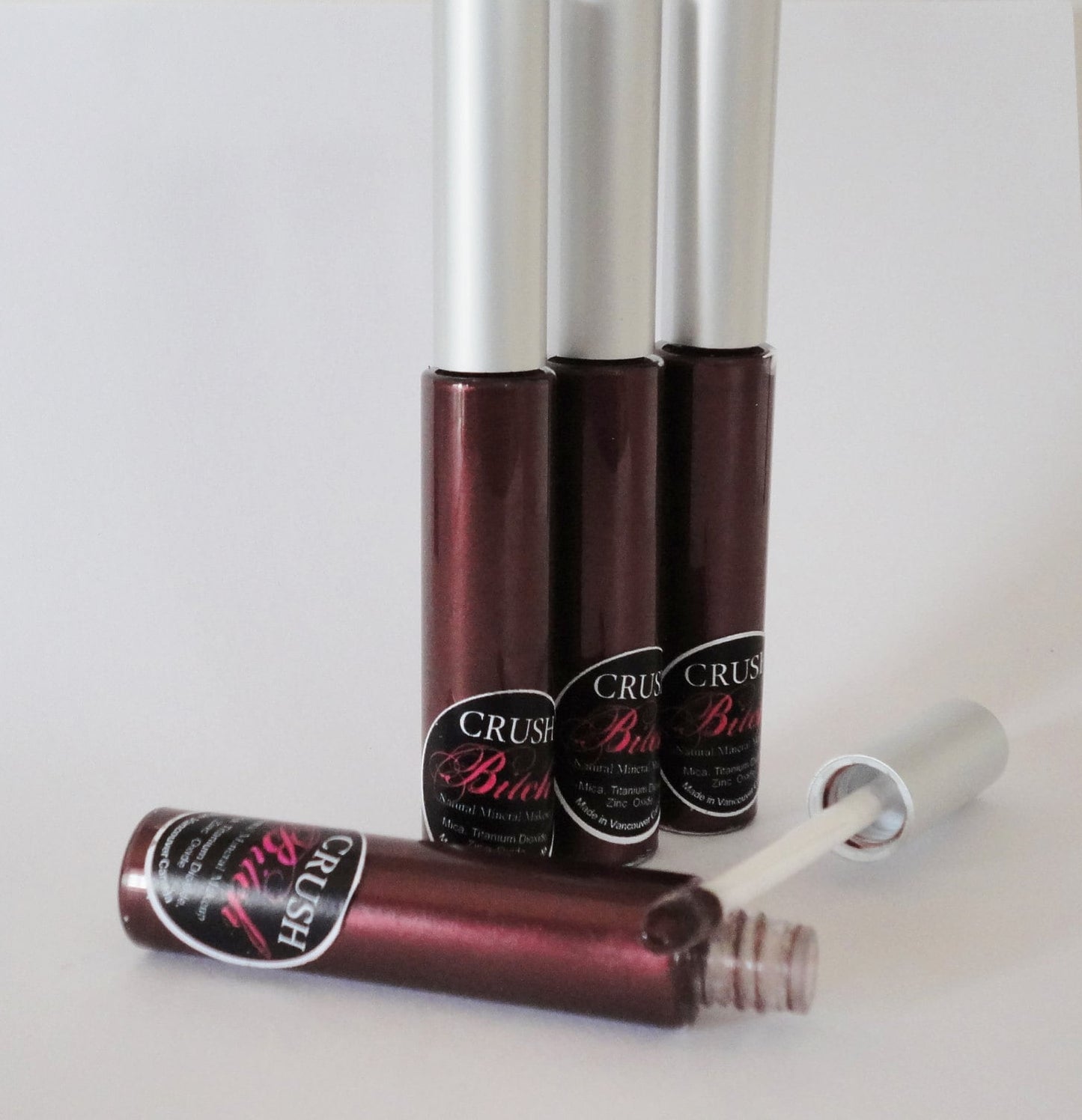 NIRVANA - pale orange pink coral- Lip Gloss - Shimmer- Makeup Mineral - Vegan - Liquid Lip Stick- Pigmented - thick glossy