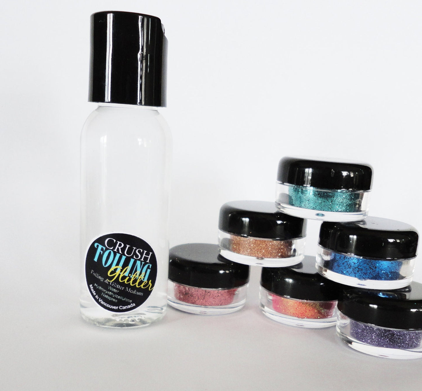 Foiling Medium for Glitter Eye Shadow Glitter Glue Adhesive Eyeliner Wet Liner Sealer Makeup Vegan Natural Adhesive eyeliner