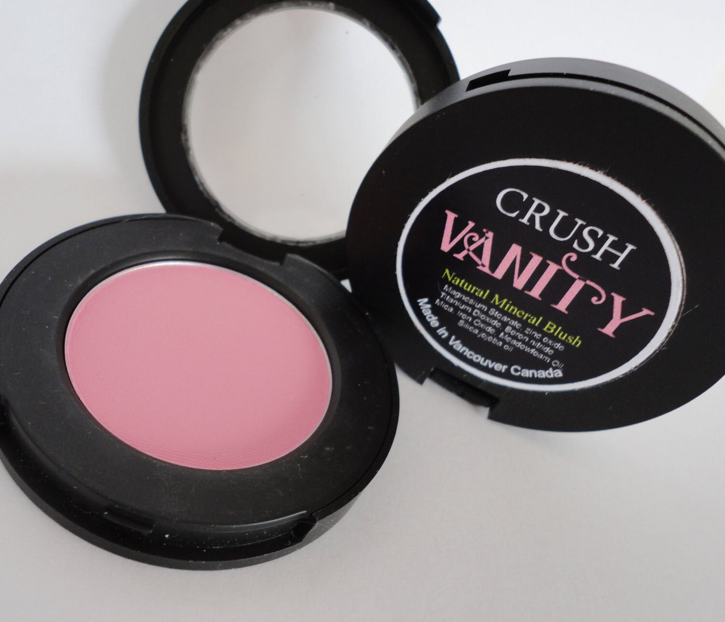Blush Toffee,Dark Peach Shade, FLIRT, Vegan, natural, Pressed Compact, Mineral Makeup, Make Up, Cosmetics, Cheek Color