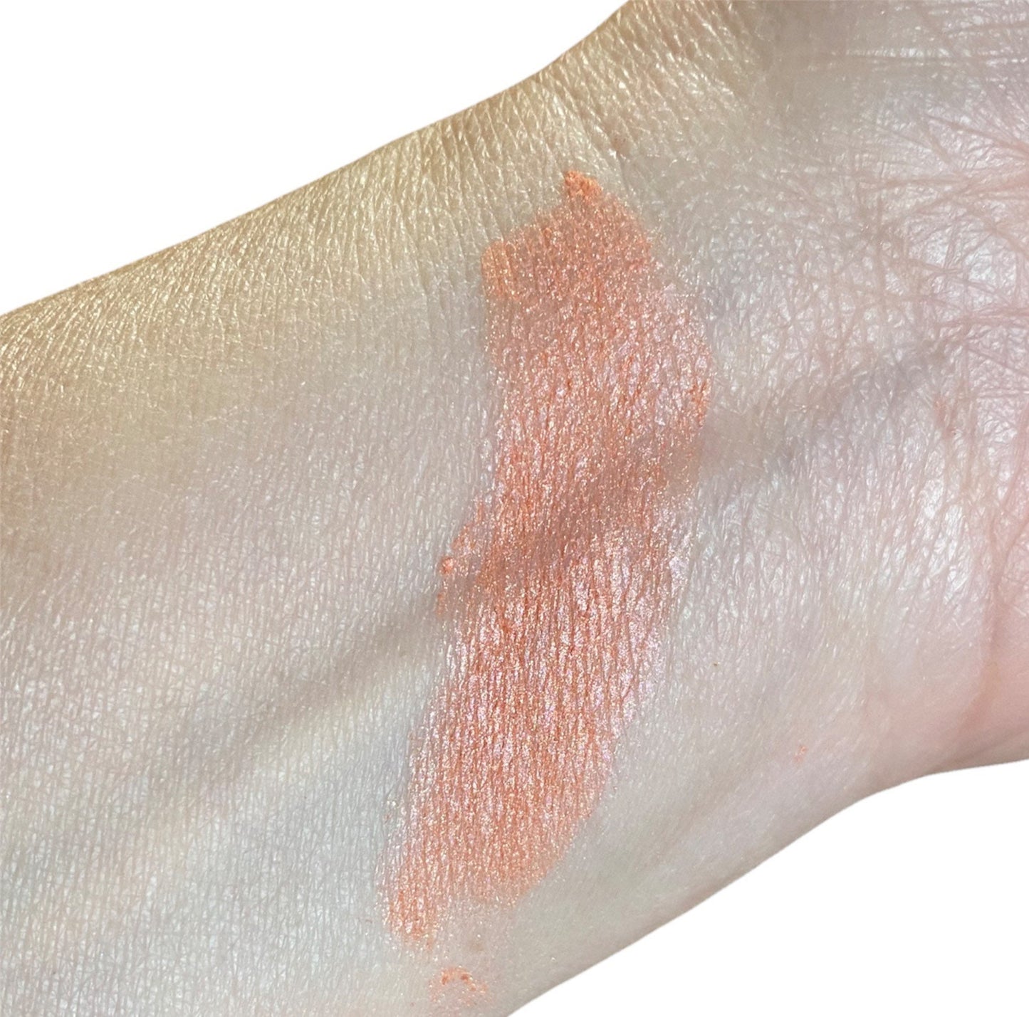 NIRVANA Blush-pressed coral Orange Pink -pearlFinish -Mineral Makeup -Vegan Natural Make Up -Pigmented -Sun Kissed glow