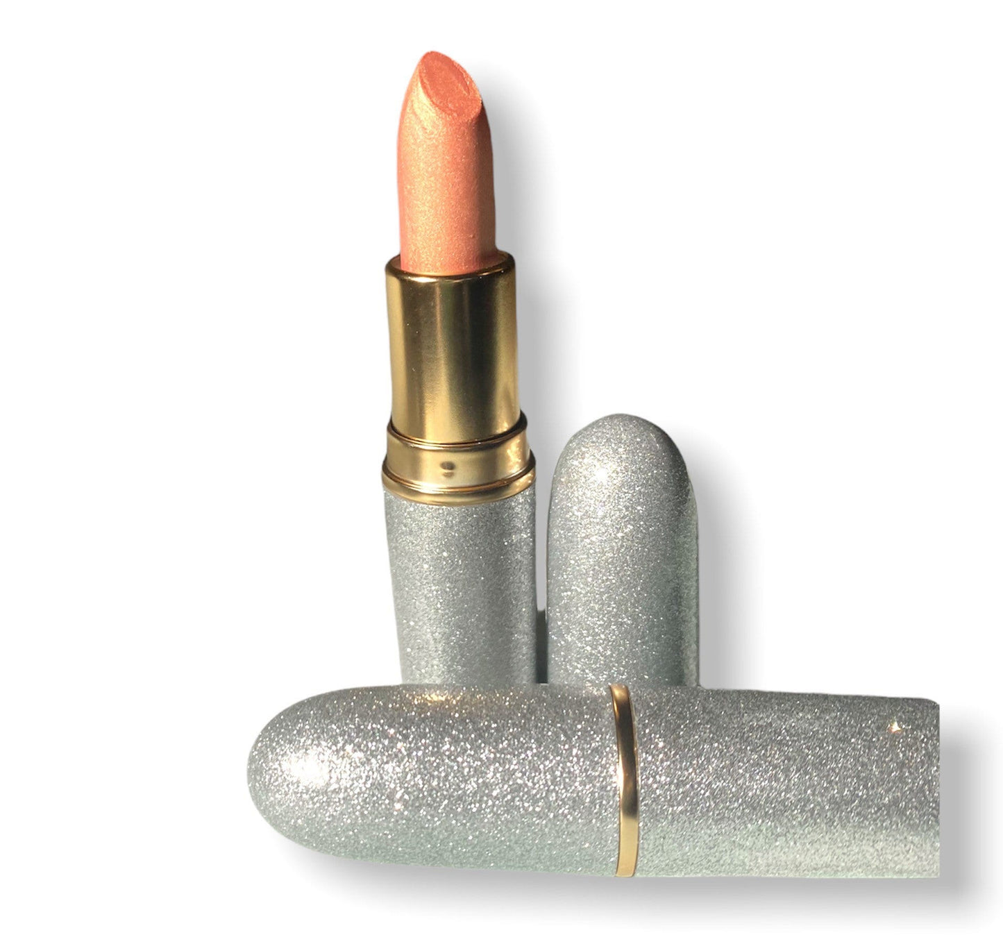 BOMBSHELL - Lipstick - Metallic - Pink Champagne Peach - Vegan natural - Moisturizing - Makeup - Cream Formula Lipstick - long lasting
