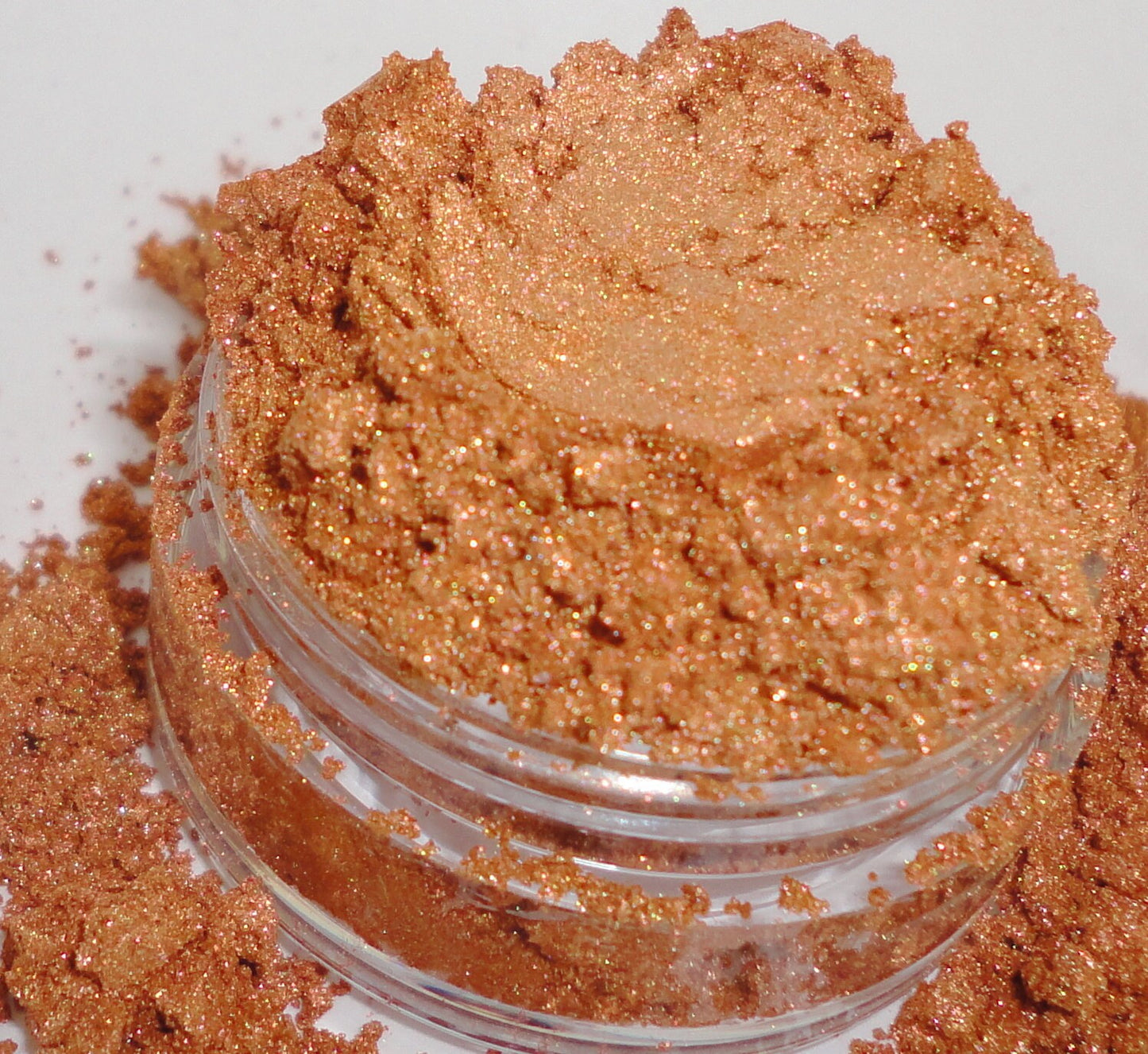 CASHMERE - Gold Copper - Eyeshadow - Shimmer- Coppery light gold - Eyeliner - Mineral Makeup - Golden Eye Shadow - 10g Sifter Jar