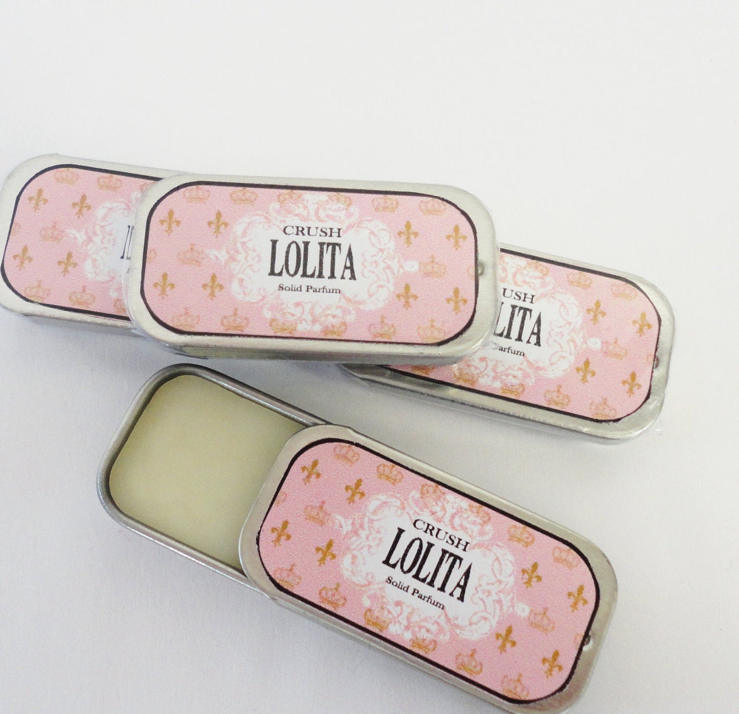 Solid Perfume Coquette Light Citrus Lavender Bergamont Organic Essential Oils Vegan Base