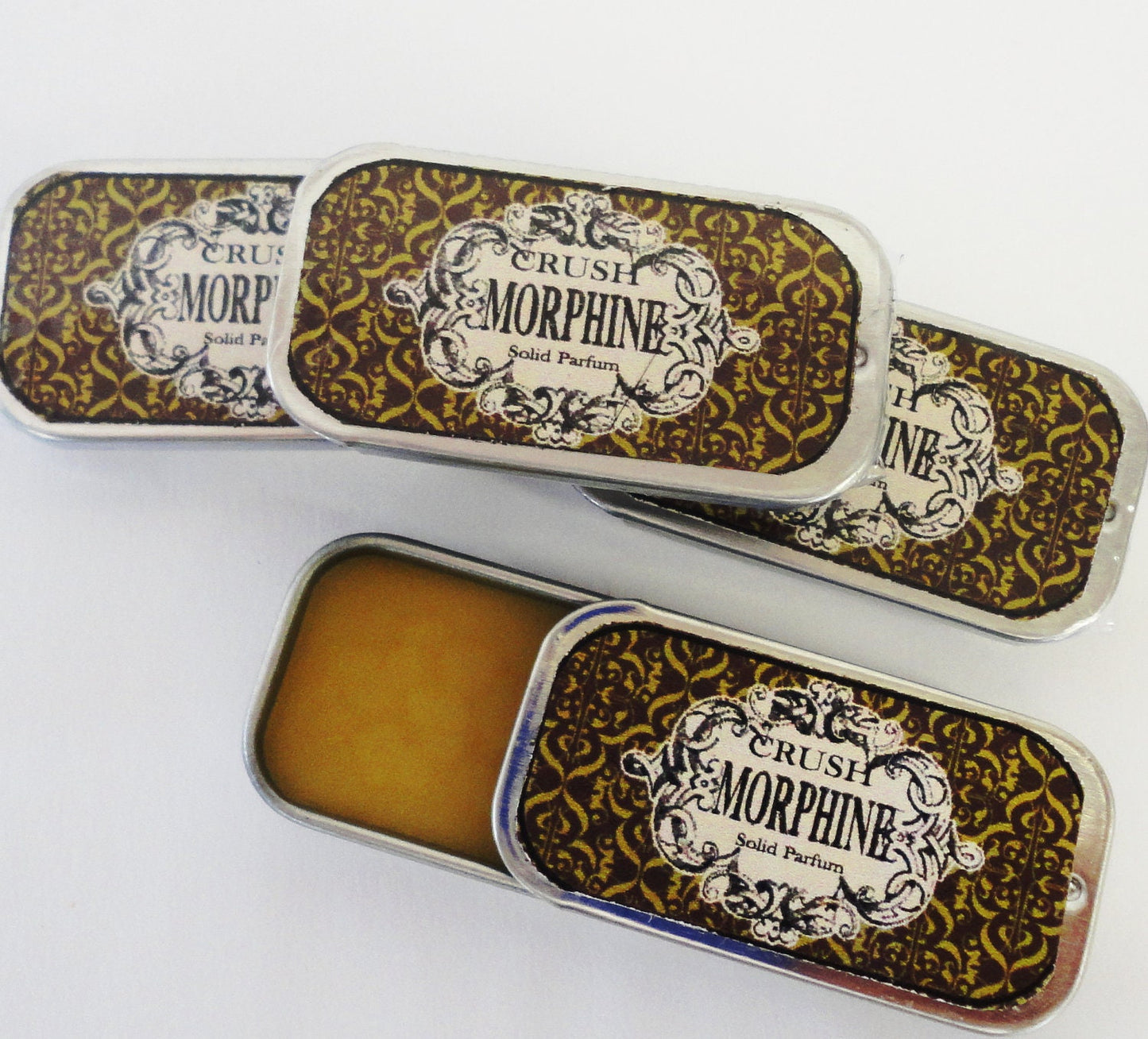 Solid Perfume Coquette Light Citrus Lavender Bergamont Organic Essential Oils Vegan Base