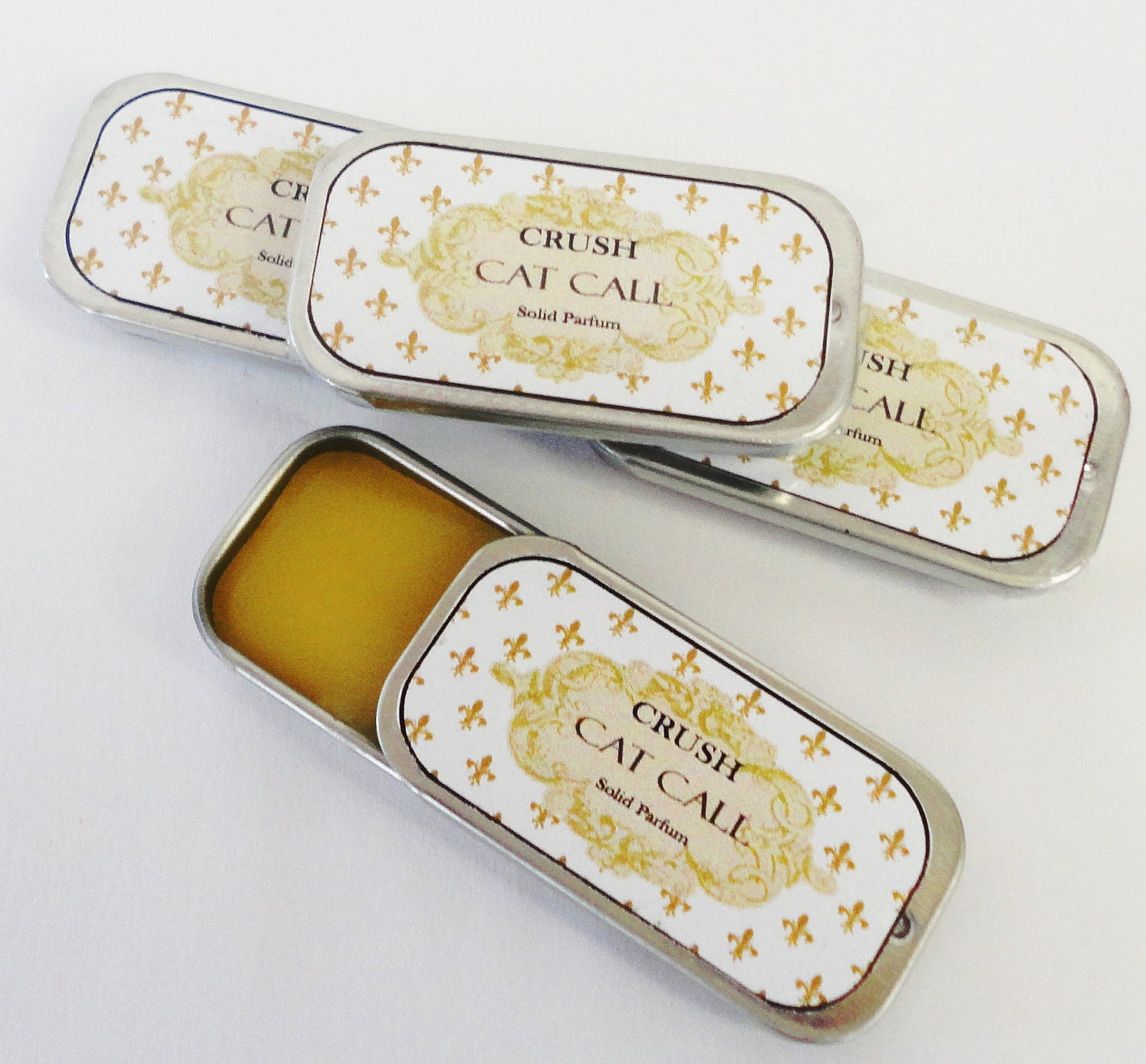 Solid Perfume Coquette Light Citrus Lavender Bergamont Organic Essential Oils Vegan Base