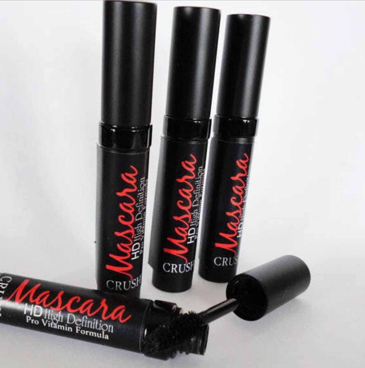 Brown Mascara -High Definition- Vegan Formula -All Day Wear - Big Long Lashes -Full Coverage - Water Resistance- Soap Water Wash Off