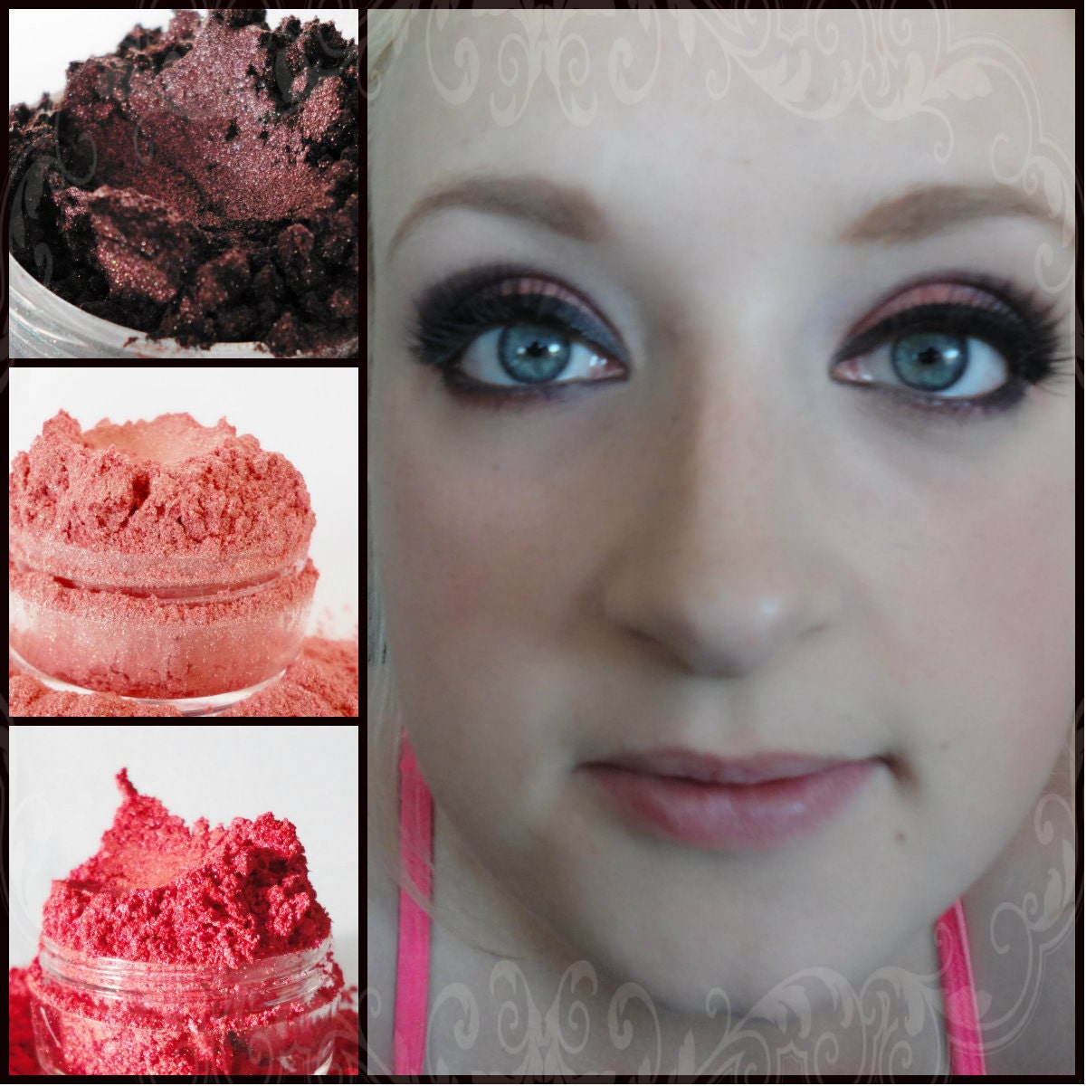 MISS PRISS - Coral Eyeshadow Set