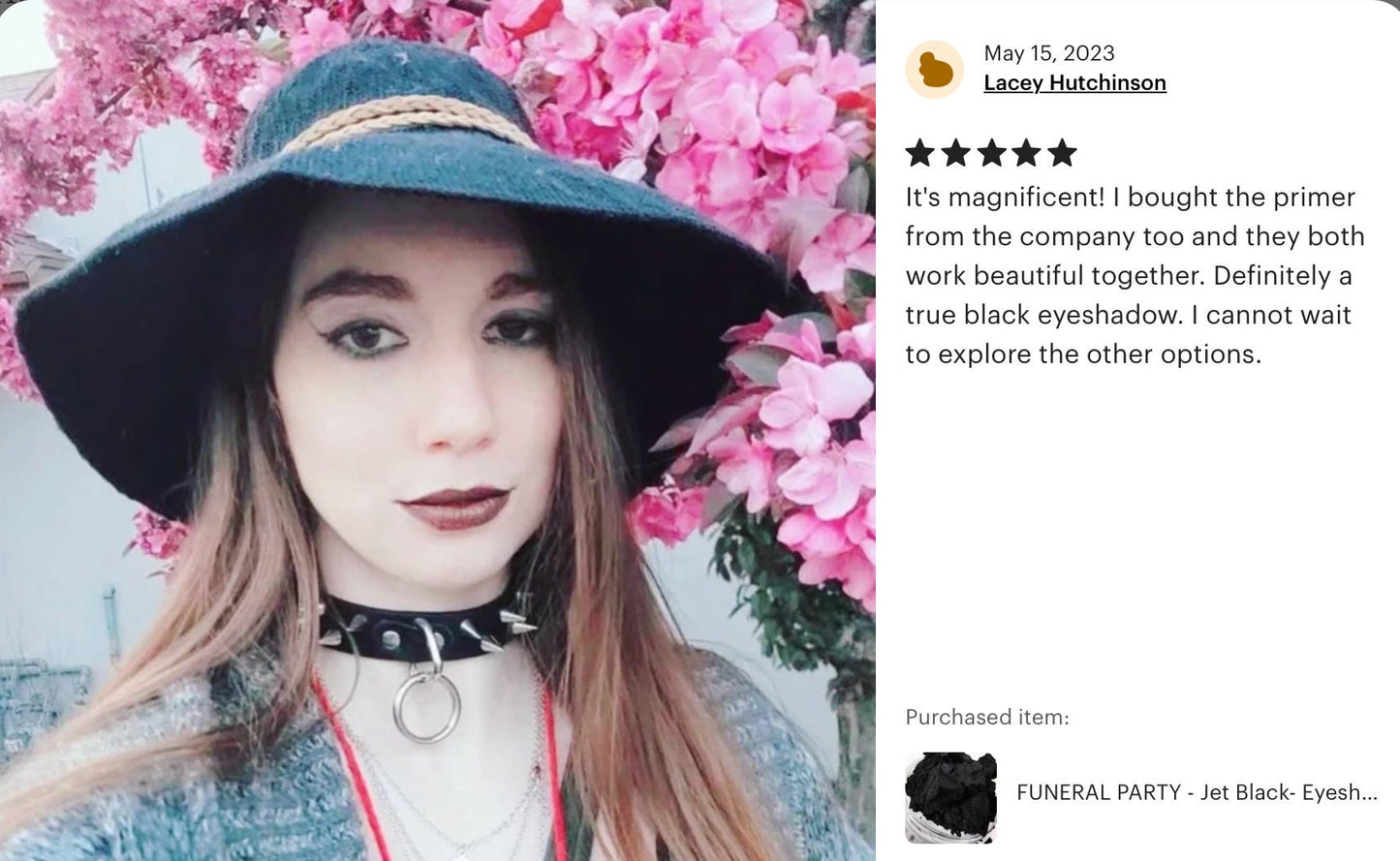 Funeral Party - Jet Black Eye Shadow