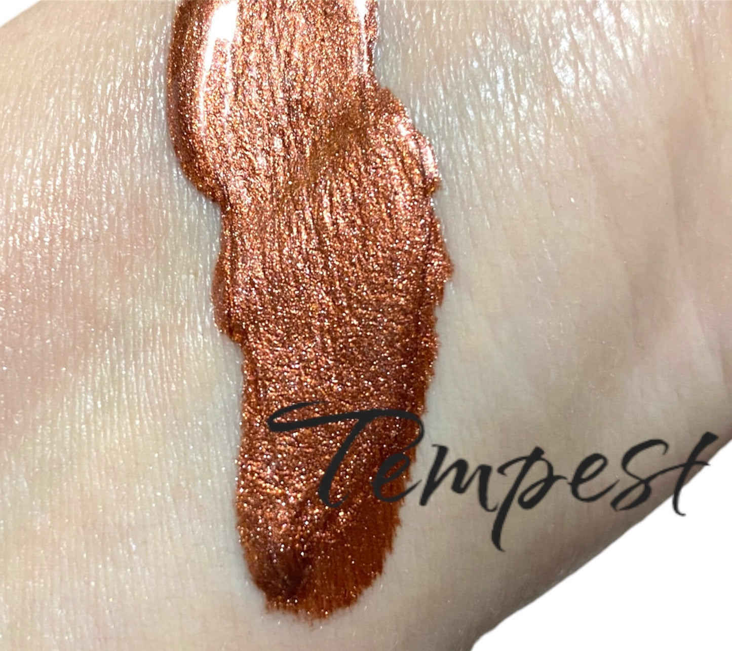 TEMPEST Copper Lip Gloss Shimmer Metallic Mineral Makeup Lip Gloss Vegan Natural lip stick
