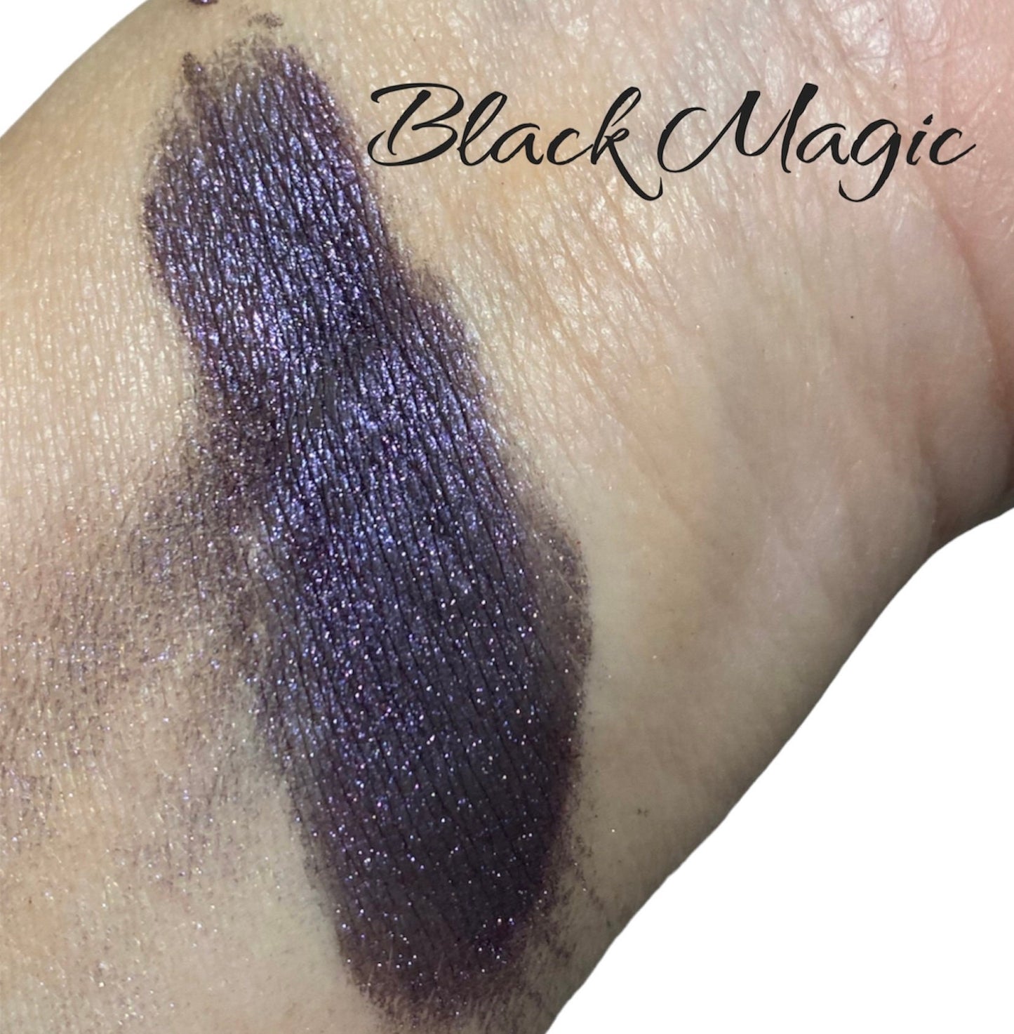 BLACK MAGIC - Dark Violet - Purple - Mineral Eye Shadow - Shimmer - Metallic- Sifter Jar - eyeshadow - Vegan - mineral - Mica
