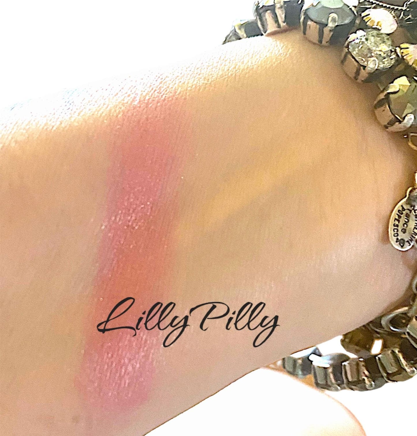 LillyPilly- Lipstick Duo Chrome - Pink Gold shifting Metallic Lipstick - Vegan Paraben-free Cream Formula -long lasting-natural