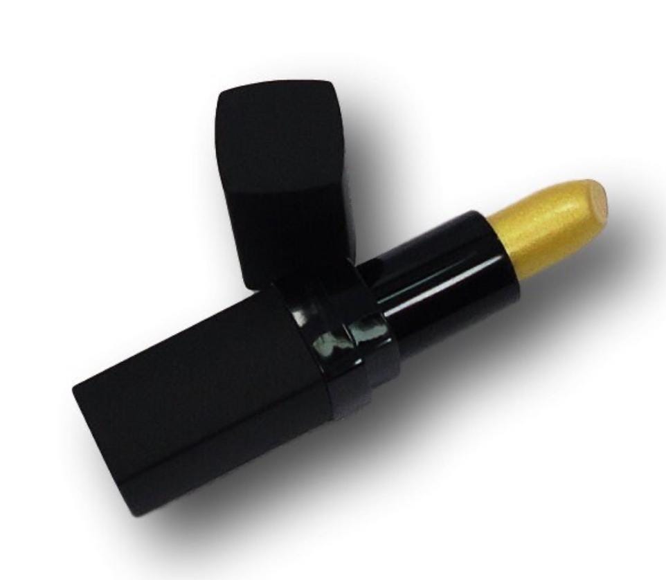Gold sheer Lipstick Duo Chrome - Gold Sparks shifting Lipstick - Vegan - Paraben-free Cream Formula -long lasting-natural
