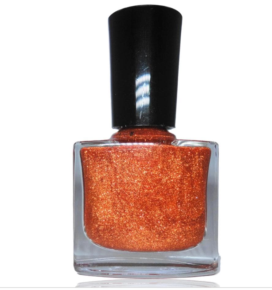 Holographic Silver Glitter Nail Polish Vegan nails free from harsh chemicals indie nail polish