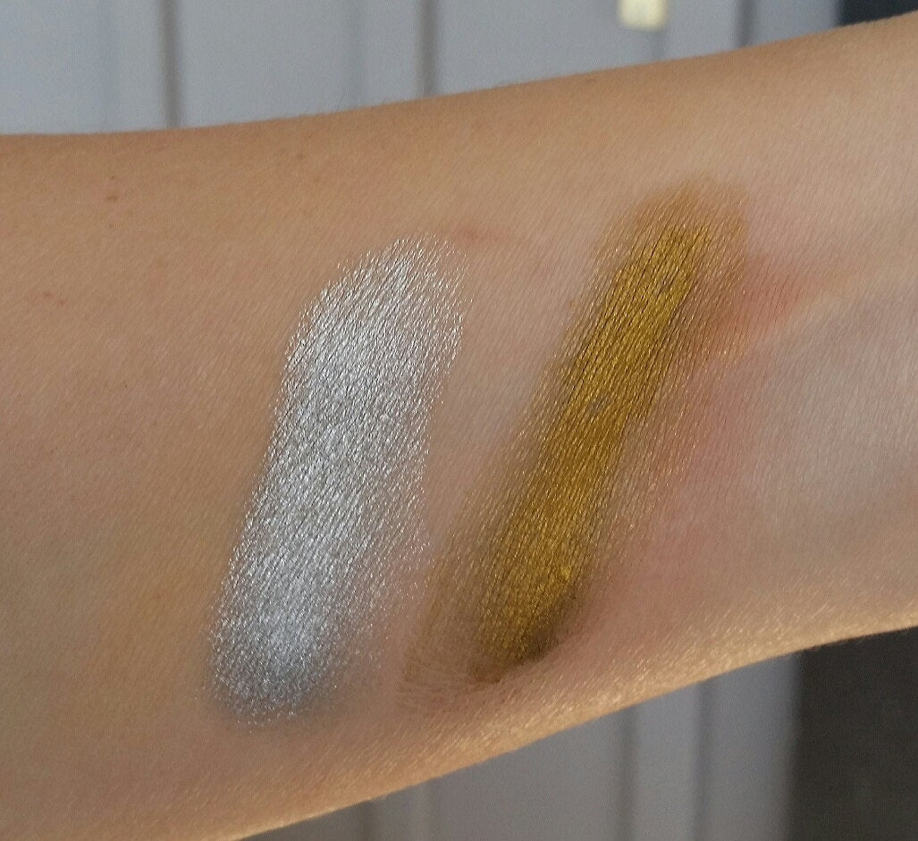 Metallic Silver  or Gold Smudge Pot Vegan Cream Eyeshadow Highlighter Eye Shadow Mineral Make up Makeup Titan