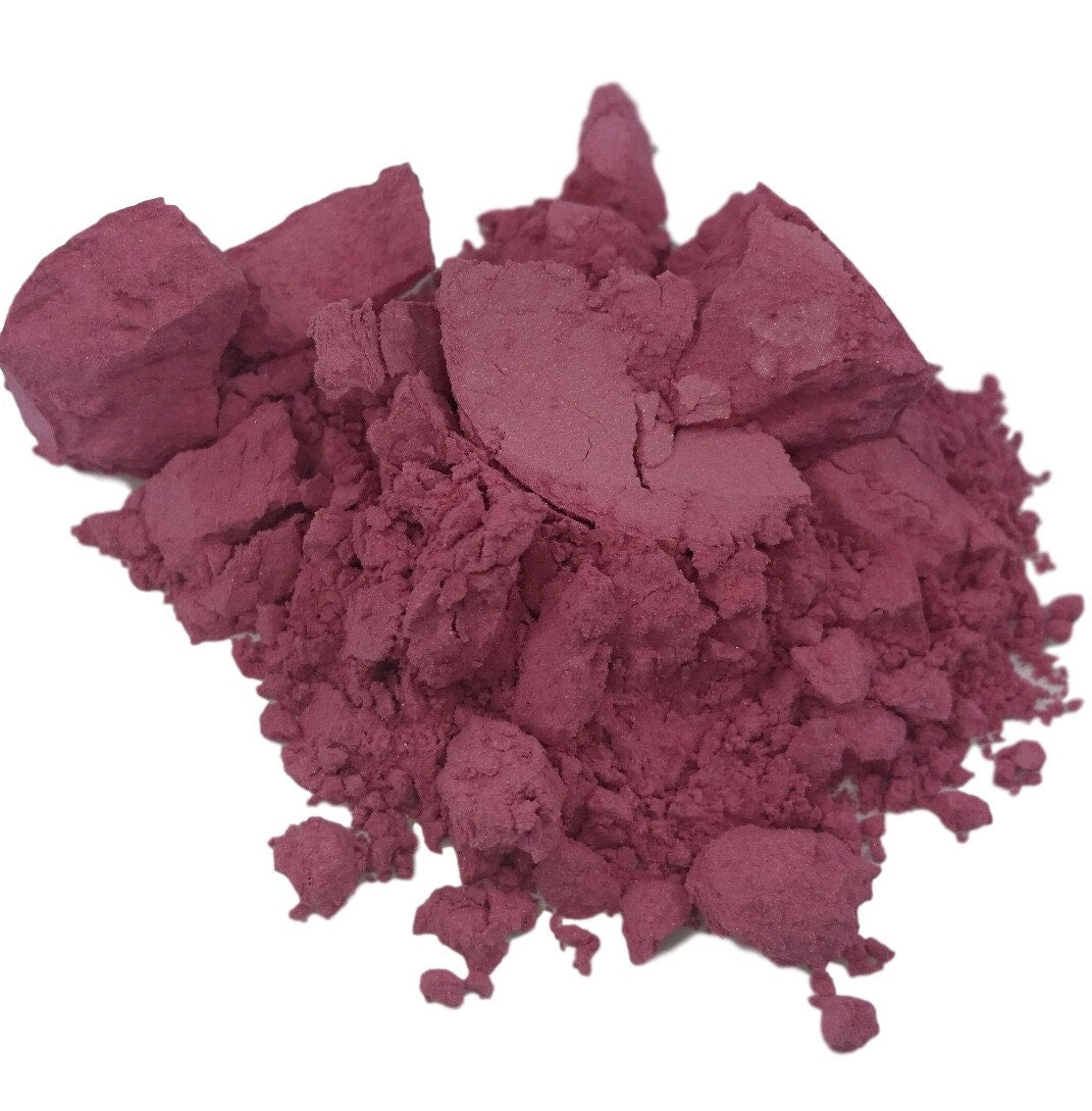 Matte Rosy Pink Blush Mineral Makeup  Medium Pink  Large 30g Sifter Jar   Loose Make Up makeup Vegan Natural Light weight #25