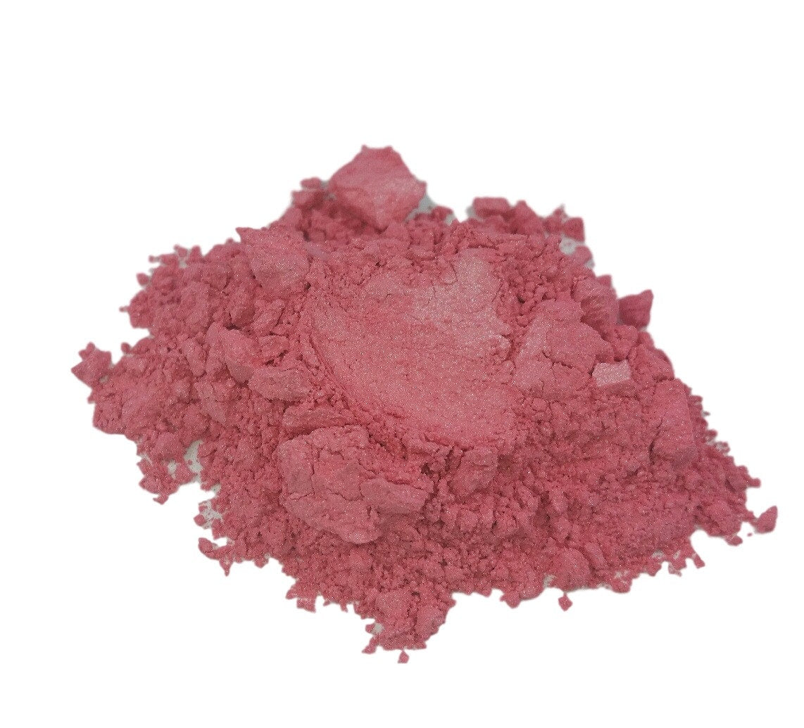 Matte Rosy Pink Blush Mineral Makeup  Medium Pink  Large 30g Sifter Jar   Loose Make Up makeup Vegan Natural Light weight #25
