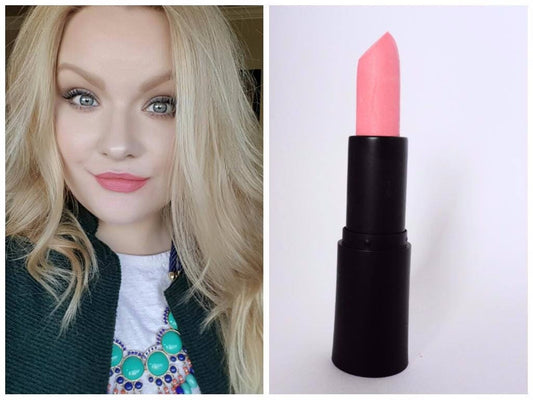 Coral Pink Semi - Matte Lipstick