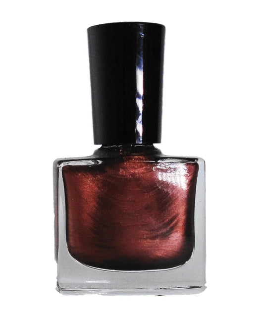 Nail Polish TRYST - Iridescent - Copper Red  - Micro Glitter Nail Polish - Nail Art Lacquer -Top Coat - Luster Pearl - Vegan Friendly