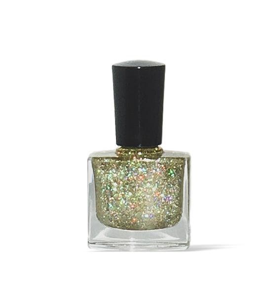CHAMPAGNE -  Silver Gold Glitter Nail Polish