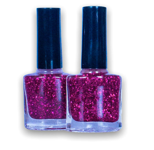 FETCHING-  Hot Pink Glitter Nail Polish