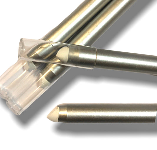 Nimbus Matte White - Chubby eyeliner Pencil - Vegan - Natural Ingredients- Mineral Makeup - Eyeshadow  - For All Eye Colors