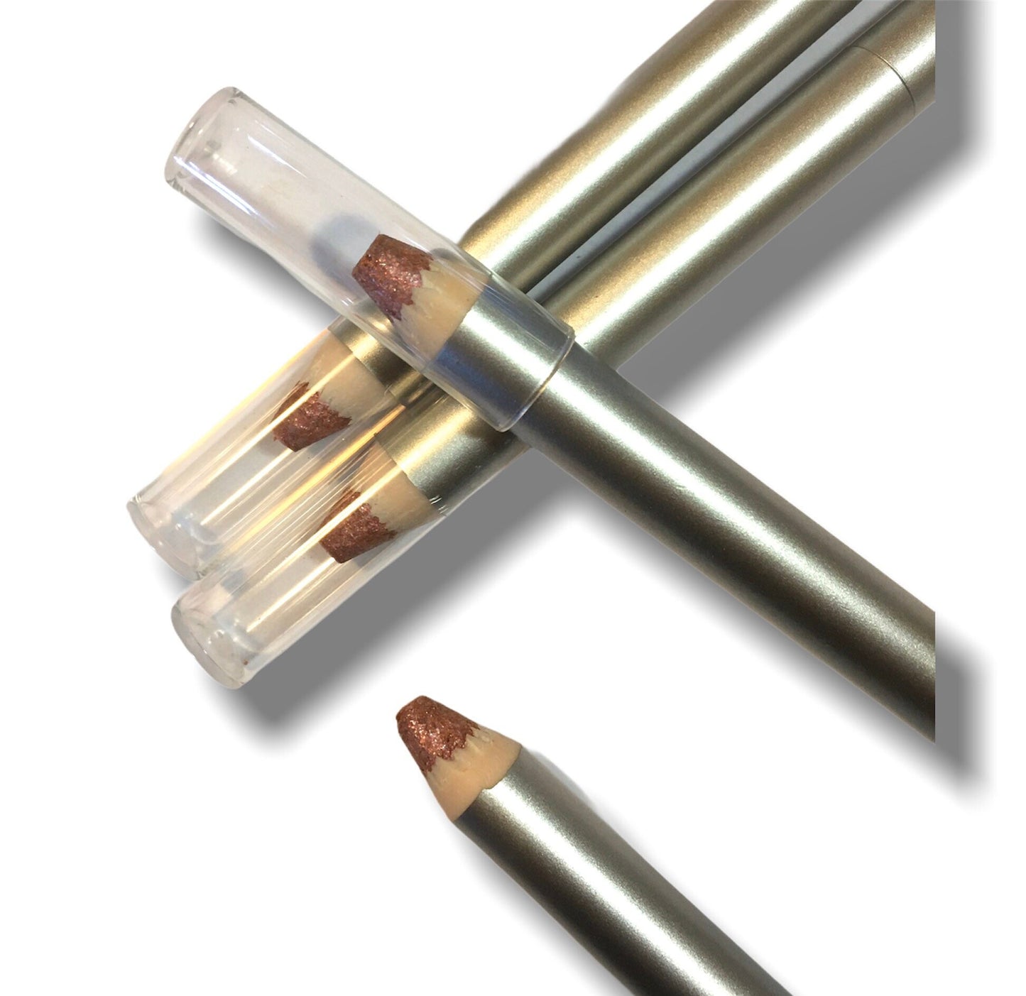 Rose Gold- Chubby eyeliner Pencil - Vegan - Natural Ingredients- Mineral Makeup - Eyeshadow  - For All Eye Colors