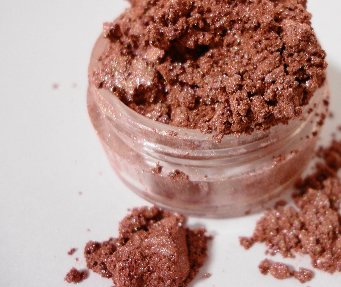 LITTLE SECRET- Dusty Rose  - EyeShadow light pinkish Brown- Shimmer Eye Shadow- Eyeliner - Mineral Makeup - 10g Sifter Jar-