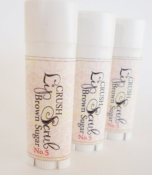 Lip Scrub Brown Sugar Vegan Organic Makeup Lip Balm