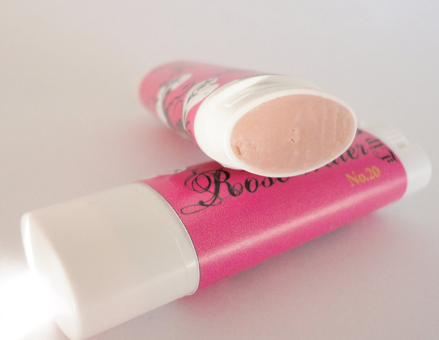 ROSEWATER VANILLA- Red Pink Lip Tint -  Light Roses Lip Balm  - lipstick - Translucent color - Mineral Makeup - Moisturizing- Stevia