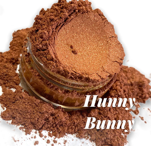 Hunny Bunny-Rose Copper-Pink Copper- Eyeshadow Metallic -Mineral Eye Shadow -10g eye shadow -Vegan Natural- Mica Makeup