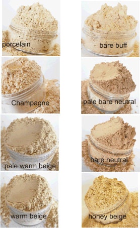 PORCELAIN- Foundation - Mineral Makeup  - Large 30g Sifter Jar - Make Up - Natural Organic - Vegan - Full Coverage - Extra Light Neutral