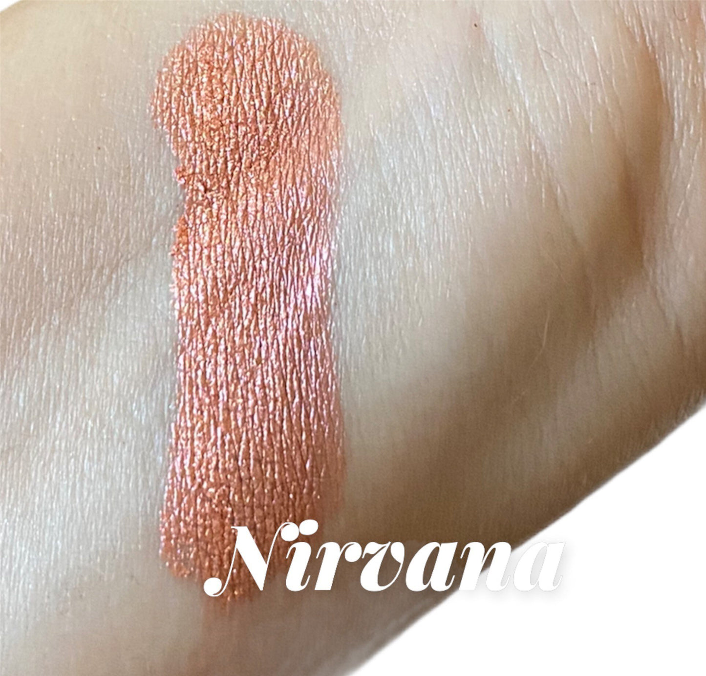 Nirvana Eyeshadow Mineral  Makeup  Eye Shadow eyeliner 5g Sifter Jar Coral Orange  Petite Size