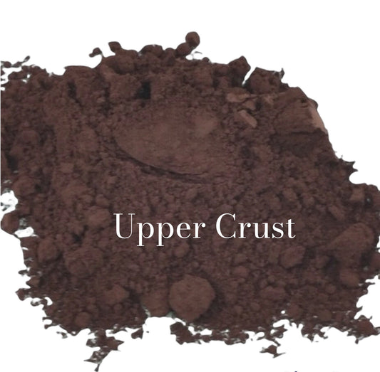 Upper Crust - Dark Chocolate  Brown  - Matte Eye Shadow - Natural organic Makeup - Eyeshadow  - Mineral Makeup Vegan Natural